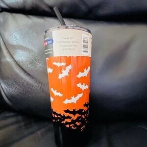 CAMBRIDGE Ombre Bats Insulated Tumbler with Straw, 24 oz